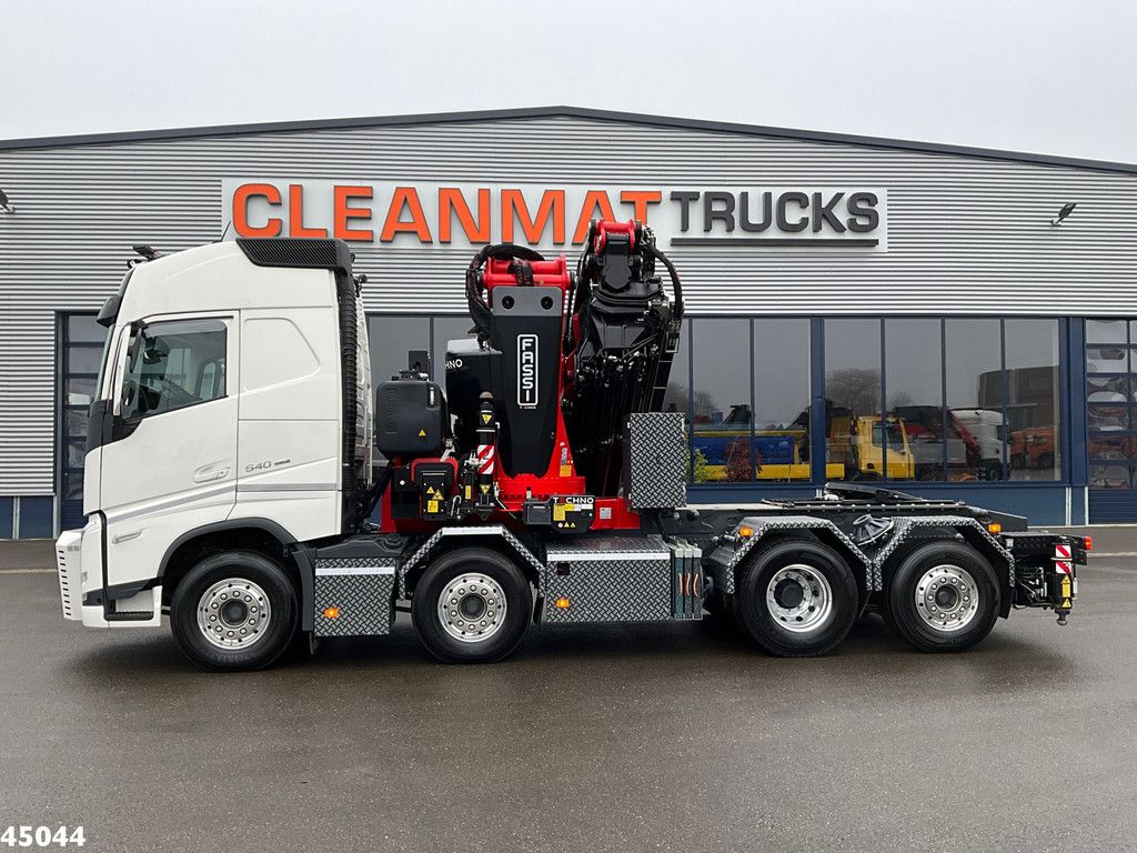 Volvo FH 540 8x2 Fassi 145 Tonmeter laadkraan + Fly-JIb Just 7.187 Km! Demo voertuig!
