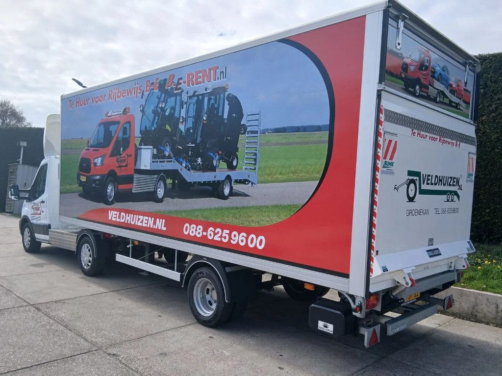 Ford Transit Gesloten oplegger 6,5 m.
