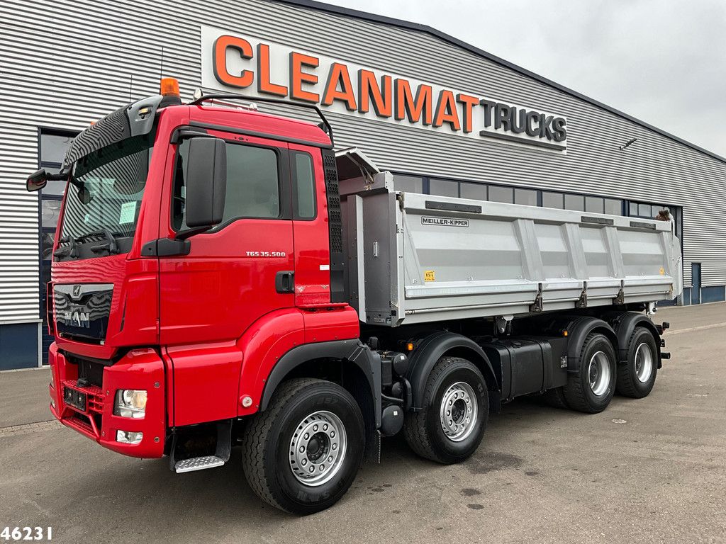 MAN TGS 35.500 8x4 Full Steel Meiller 16m³ Kipper