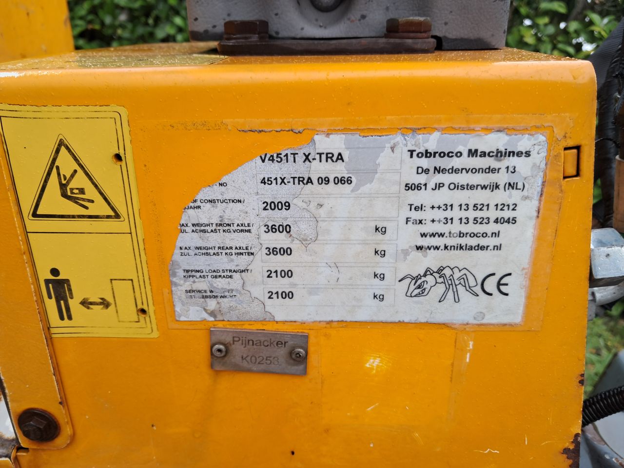 Giant V451T X-tra / Kubota / Kniklader / Mini Shovel