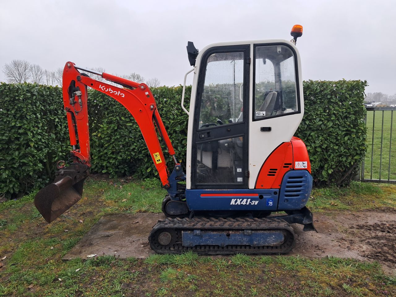Minigraver Kubota KX41-3V / Minikraan / Graafmachine