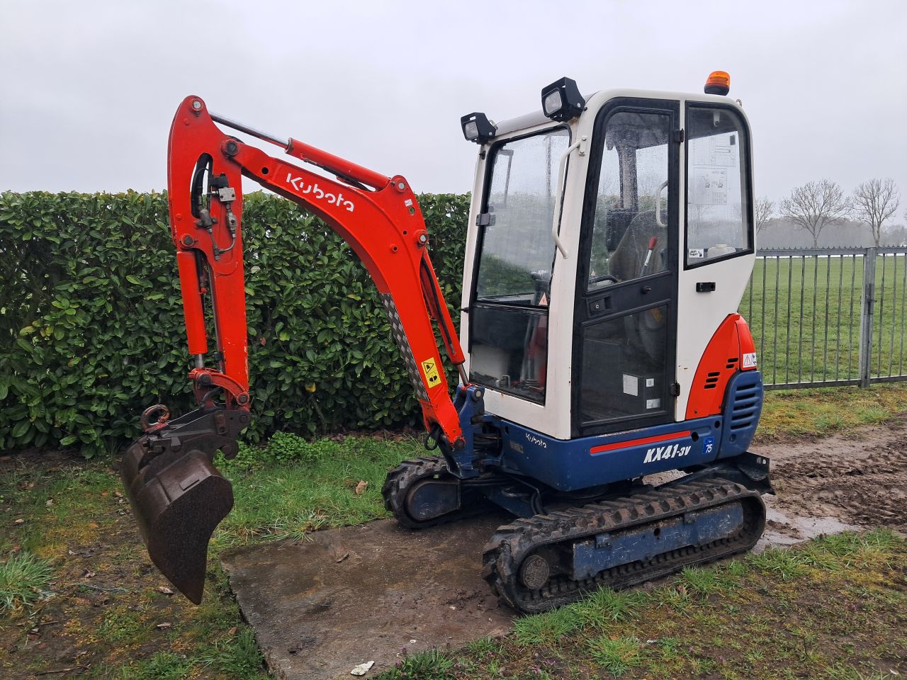 Minigraver Kubota KX41-3V / Minikraan / Graafmachine