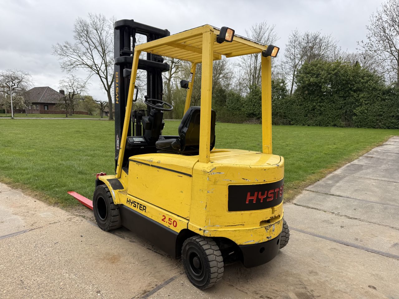 Hyster 2500KG elektrisch triplo 6M freelift Sideshift verlichtin