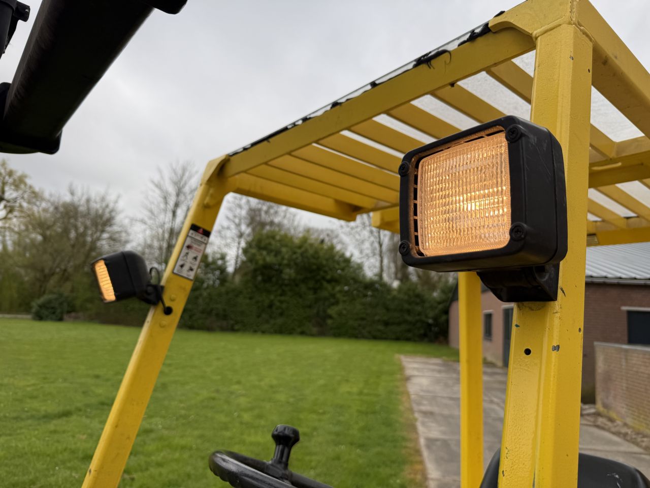 Hyster 2500KG elektrisch triplo 6M freelift Sideshift verlichtin