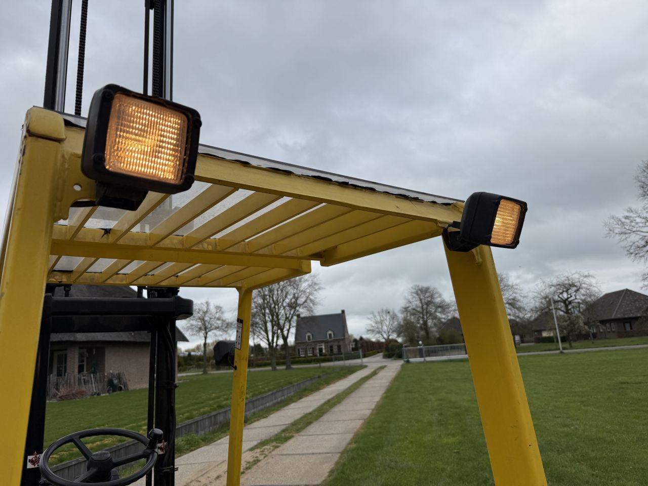 Hyster 2500KG elektrisch triplo 6M freelift Sideshift verlichtin