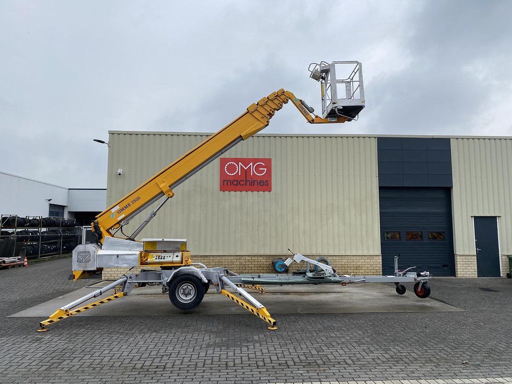 1996 Omme 2500 EBDZ, Aanhanger hoogwerker, 25 meter