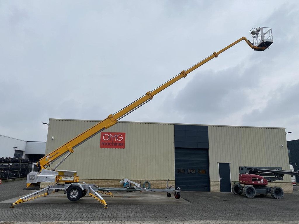 1996 Omme 2500 EBDZ, Aanhanger hoogwerker, 25 meter