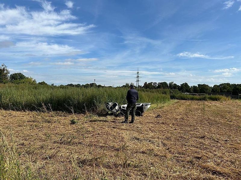 Hymach QB25 Mähraupe Mähroboter Funkraupe Mulchraupe Geräteträge