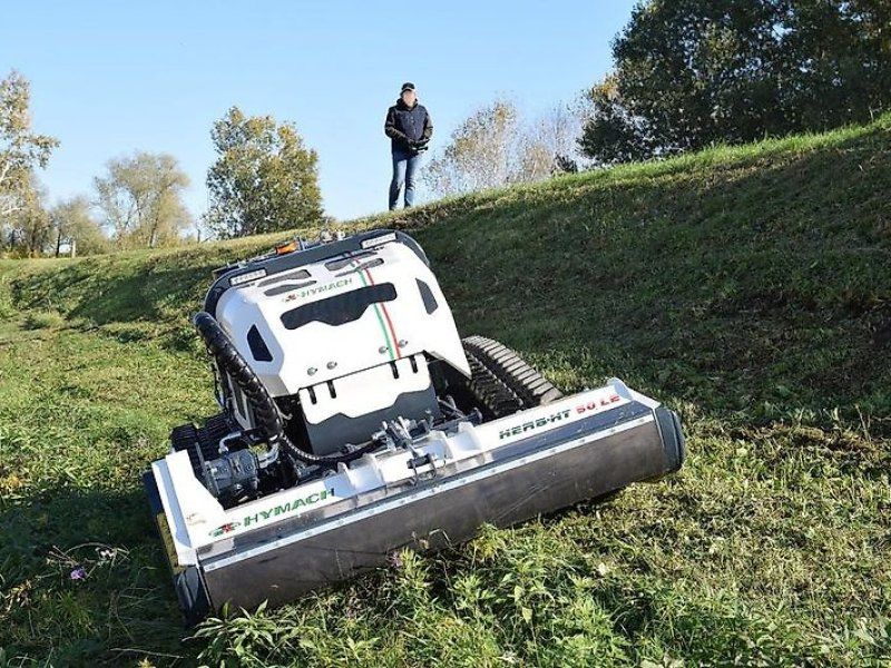 Hymach 50 LE Mulchraupe Mähraupe Funkraupe Forstraupe Geräteträg