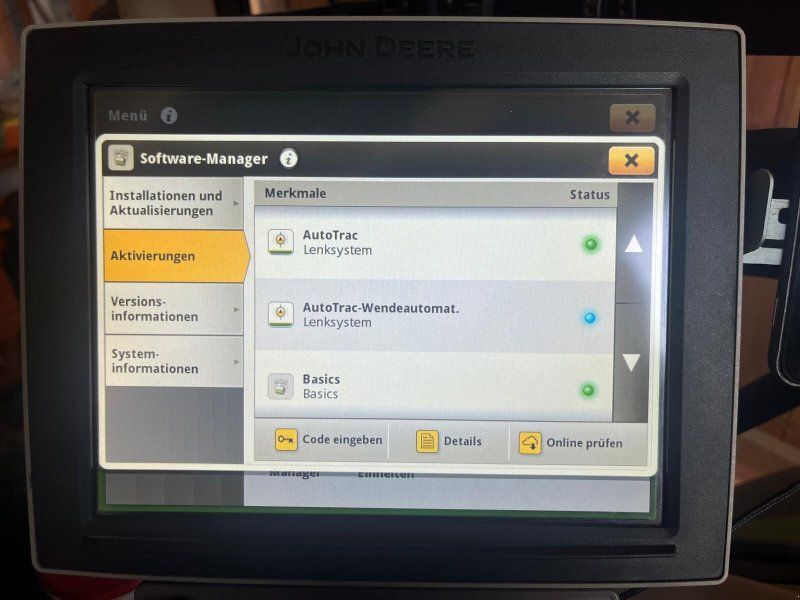 John Deere Command Center 4600
