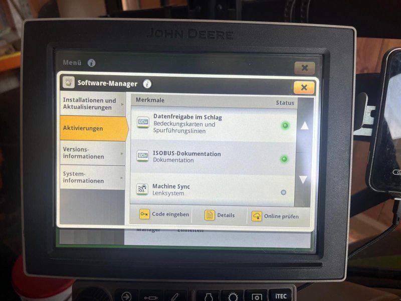 John Deere Command Center 4600