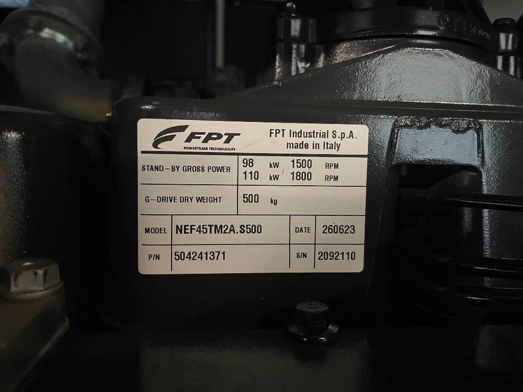 Iveco NEF45TM2A - 110 kVA Generator - DPX-19791