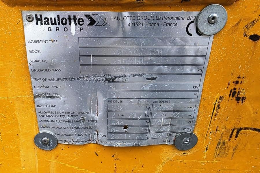 Haulotte Compact 10N Electric, 10m Working Height, 230kg Ca