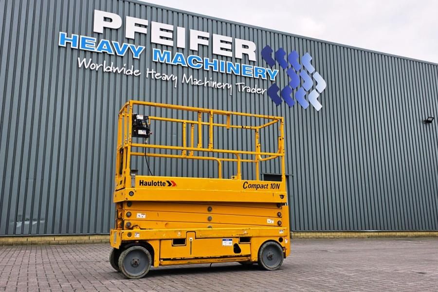 Haulotte Compact 10N Electric, Batteries(03-2025) 10m Work