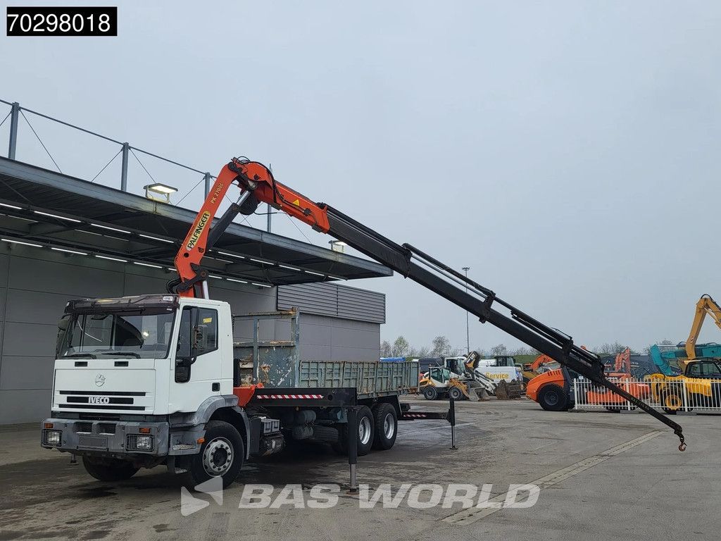 Iveco EuroTrakker 260E30H 6X4 Palfinger PK27000 E Kran crane Winch Remote control Big-Axle