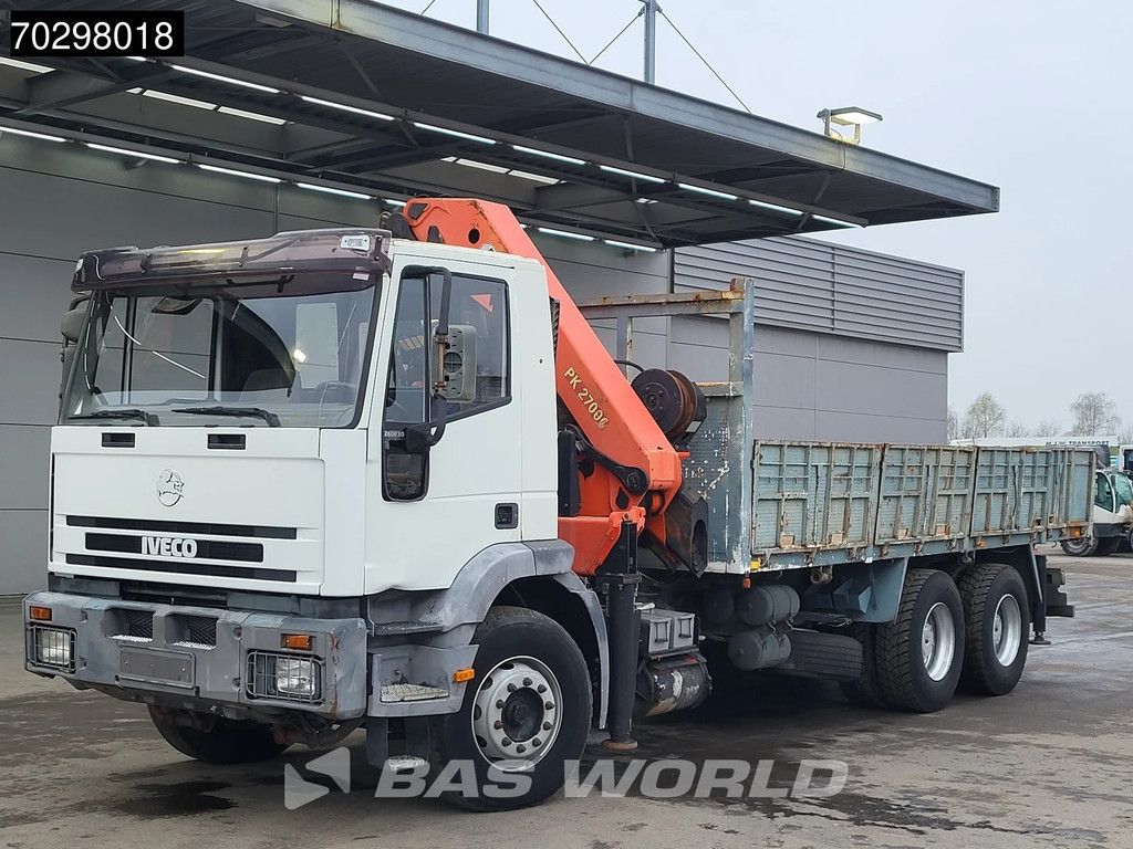 Iveco EuroTrakker 260E30H 6X4 Palfinger PK27000 E Kran crane Winch Remote control Big-Axle