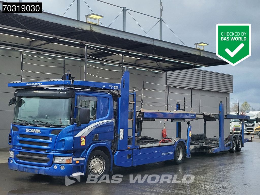 Scania P420 4X2 Kassbohrer Car transporter combi Full Air suspension Automatic Euro 3