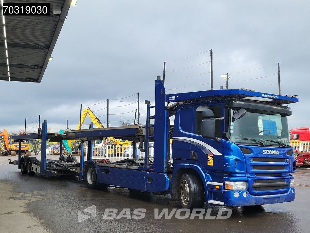 Scania P420 4X2 Kassbohrer Car transporter combi Full Air suspension Automatic Euro 3