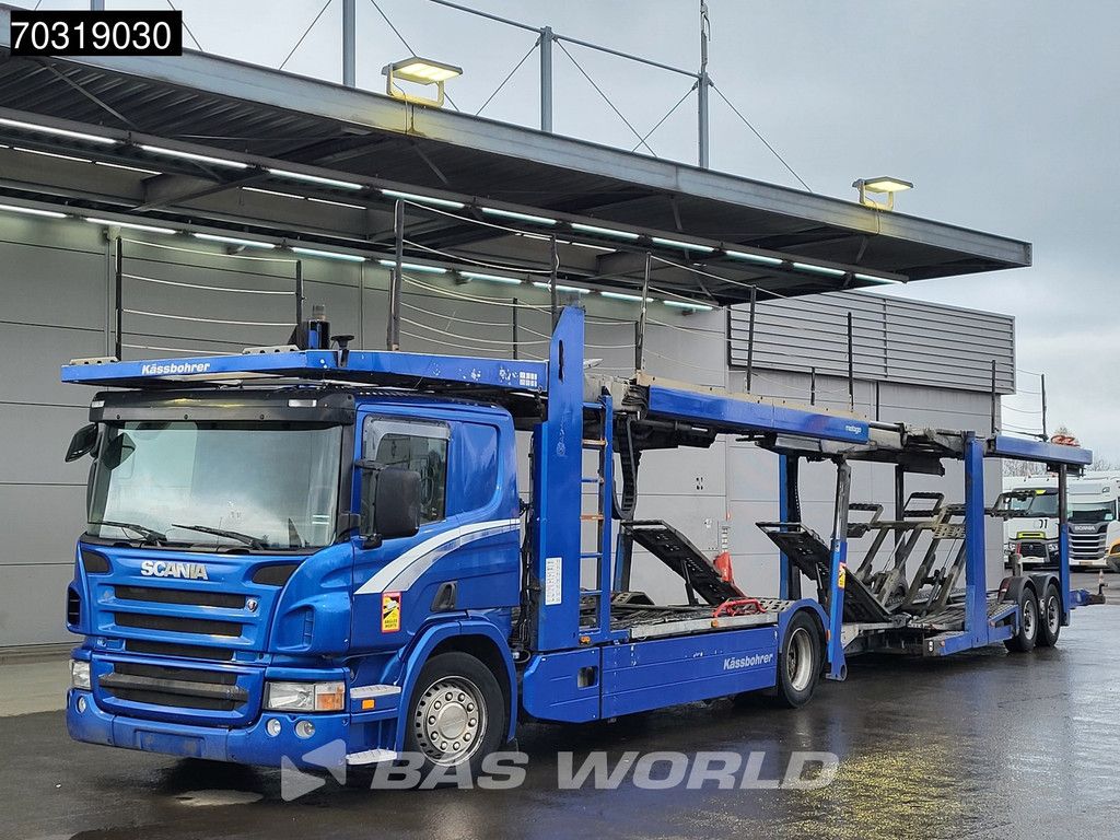 Scania P420 4X2 Kassbohrer Car transporter combi Full Air suspension Automatic Euro 3