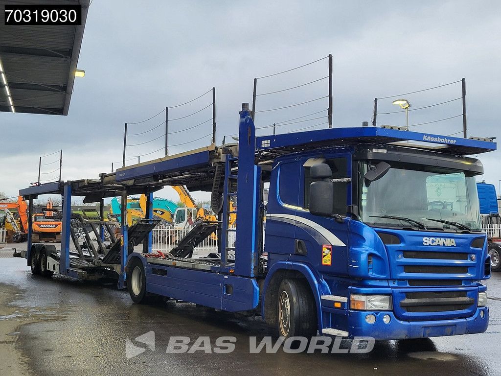 Scania P420 4X2 Kassbohrer Car transporter combi Full Air suspension Automatic Euro 3