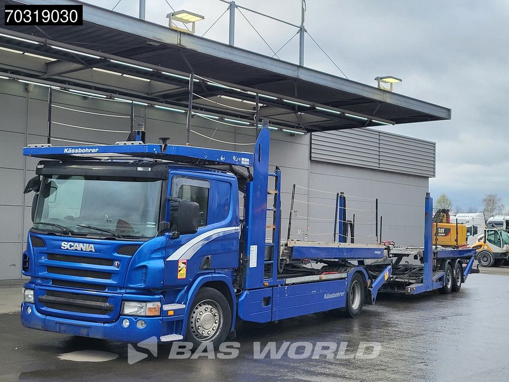 Scania P420 4X2 Kassbohrer Car transporter combi Full Air suspension Automatic Euro 3