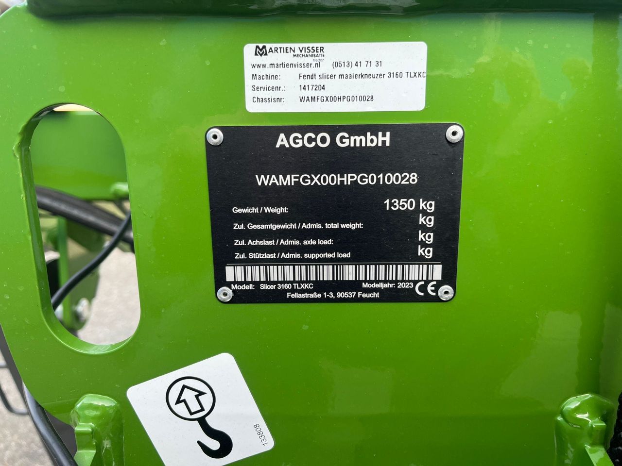 Fendt Slicer 3160 TLXKC achtermaaier