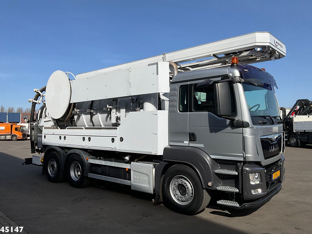 MAN TGS 26.440 Euro 6 Kroll 11m³ Riool Combi