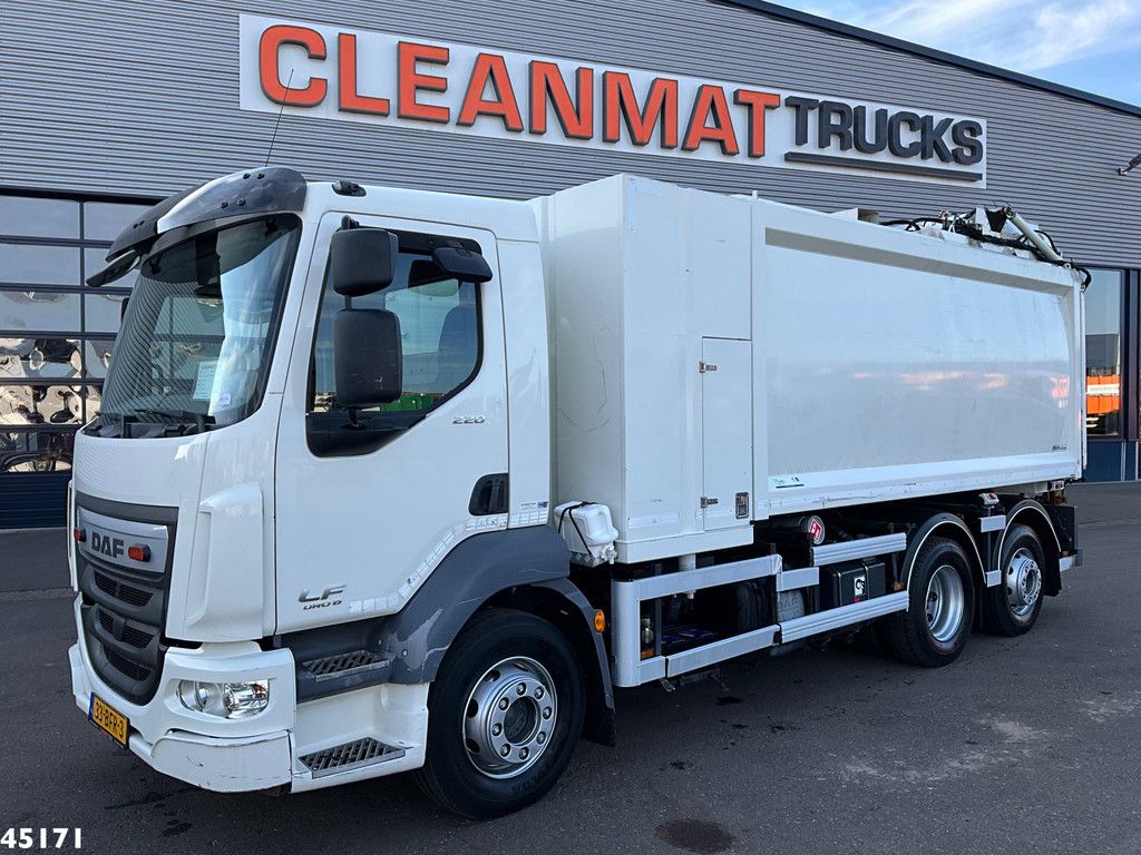 DAF FAN LF 220 Euro 6 Bekker LaGram Glaswagen