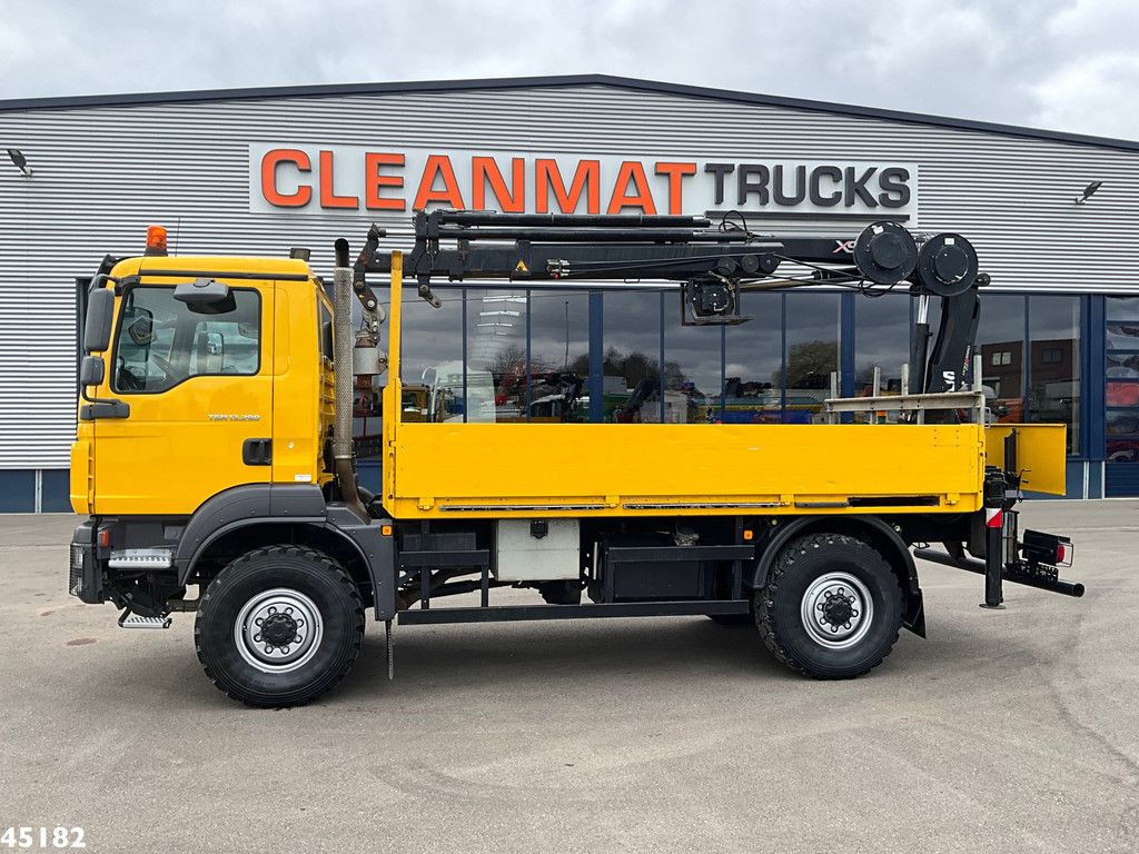 Man TGM 13.290 4x4 Hiab 9 Tonmeter laadkraan Just 222.472 km!