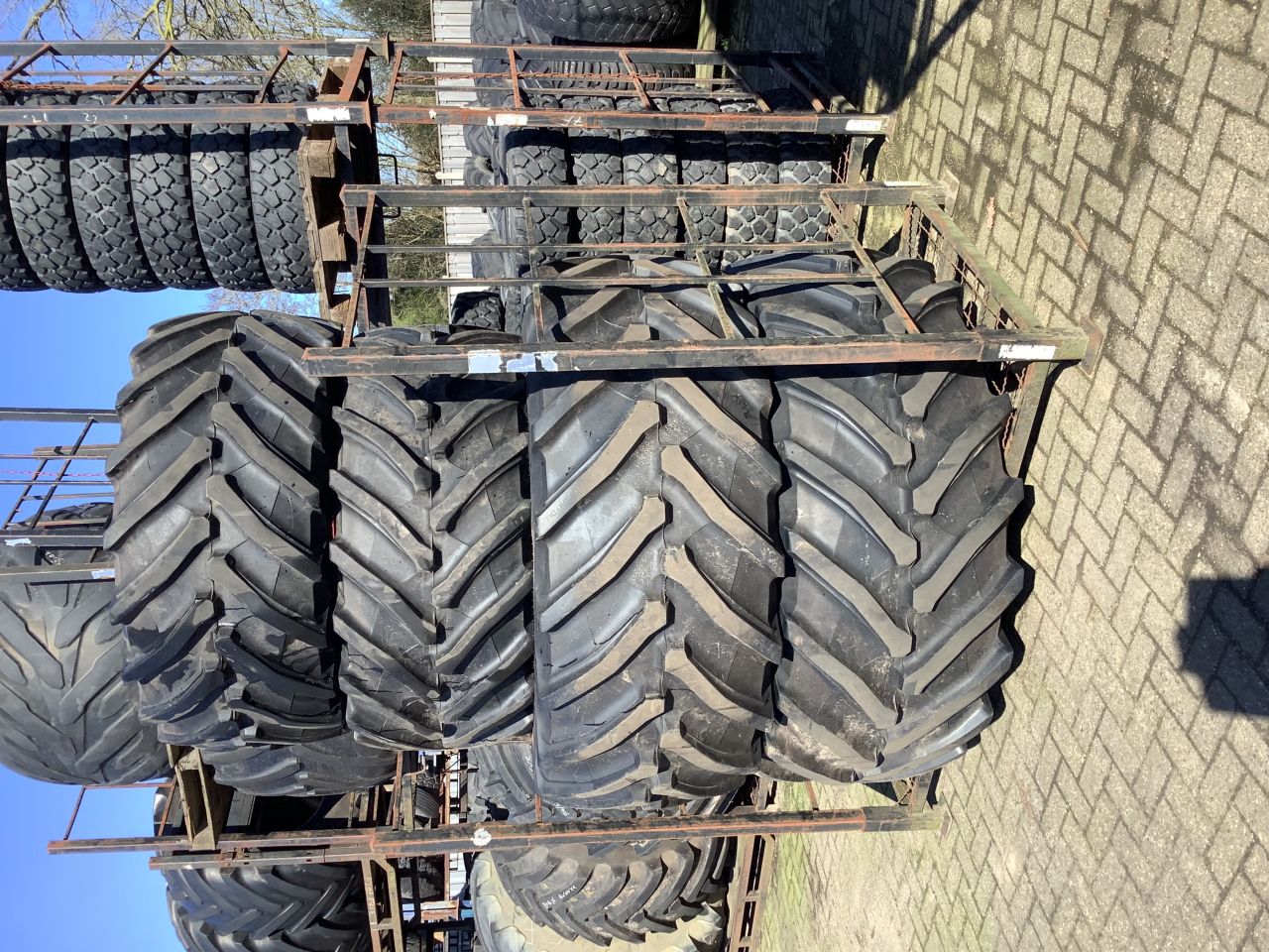 Trelleborg TM1060 710/60R42 & 600/60R30 compleet op Fendt wielen