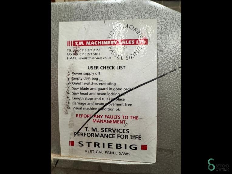 Vertikale Plattensägen Striebig Econom II 6220 2003