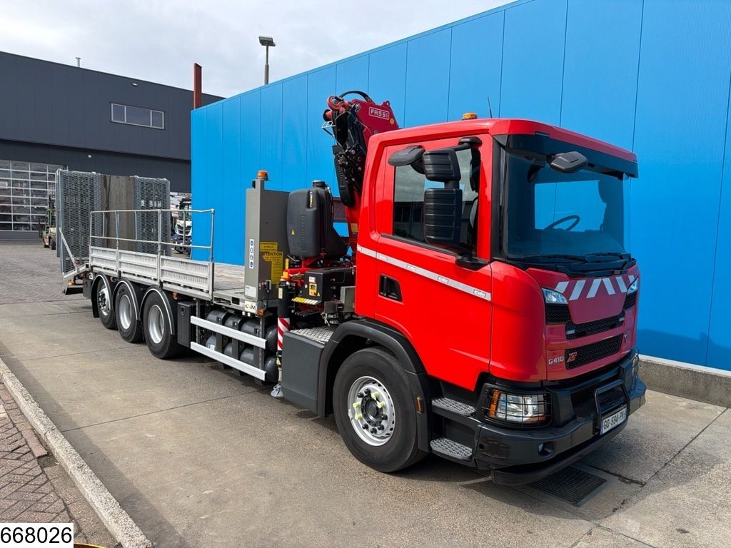 Scania G 410 6e, CNG, 8x4, Retarder, Fassi