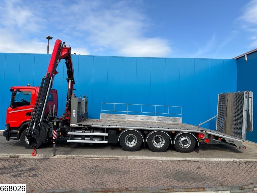 Scania G 410 6e, CNG, 8x4, Retarder, Fassi