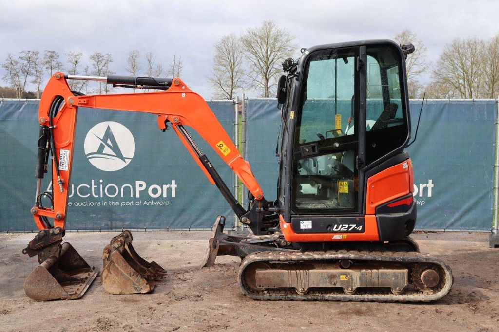 Crawler excavator Kubota U27-4 Diesel 2016