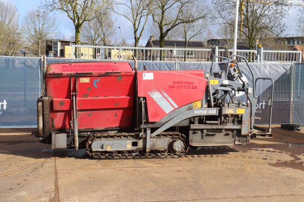 Vogele Super 800 Diesel Asphalt Spreader 45kW 2010