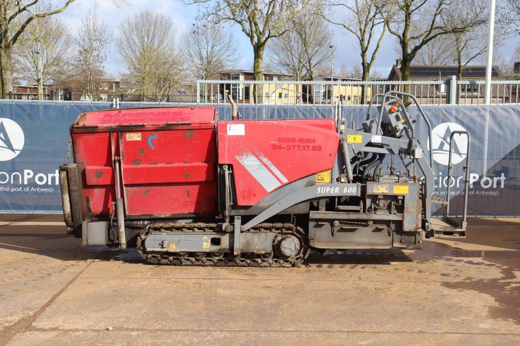 Vogele Super 800 Diesel Asphalt Spreader 45kW 2010