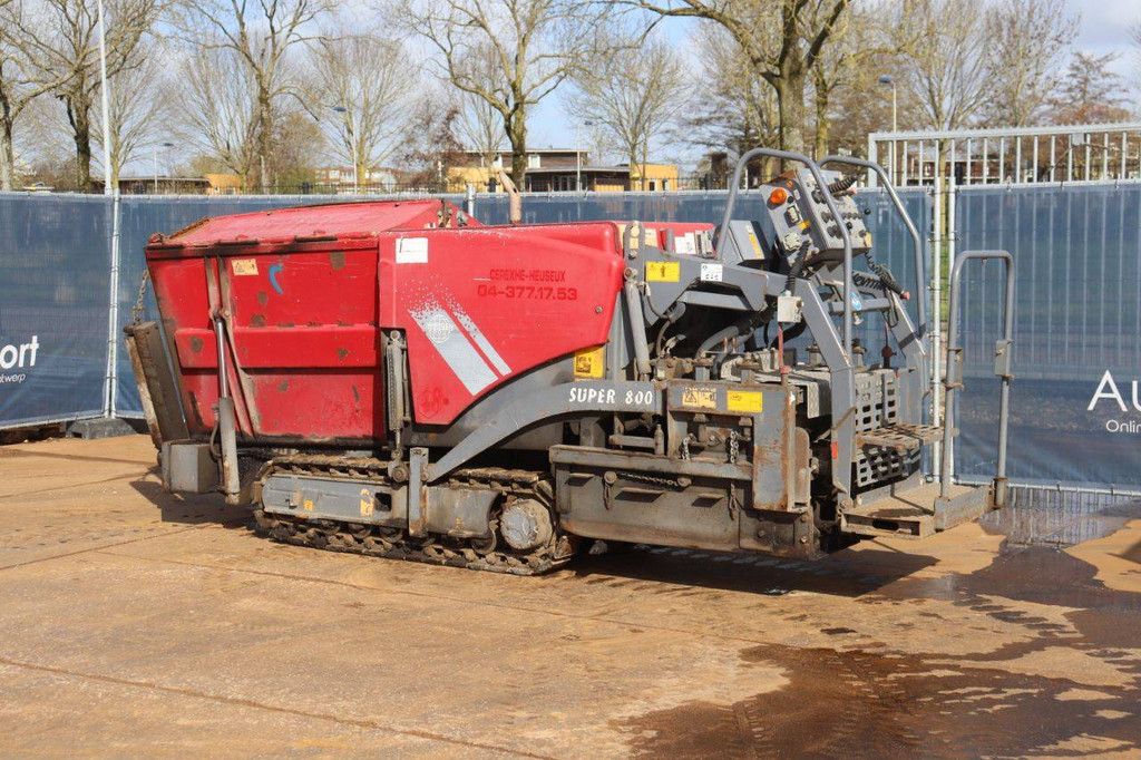 Vogele Super 800 Diesel Asphalt Spreader 45kW 2010