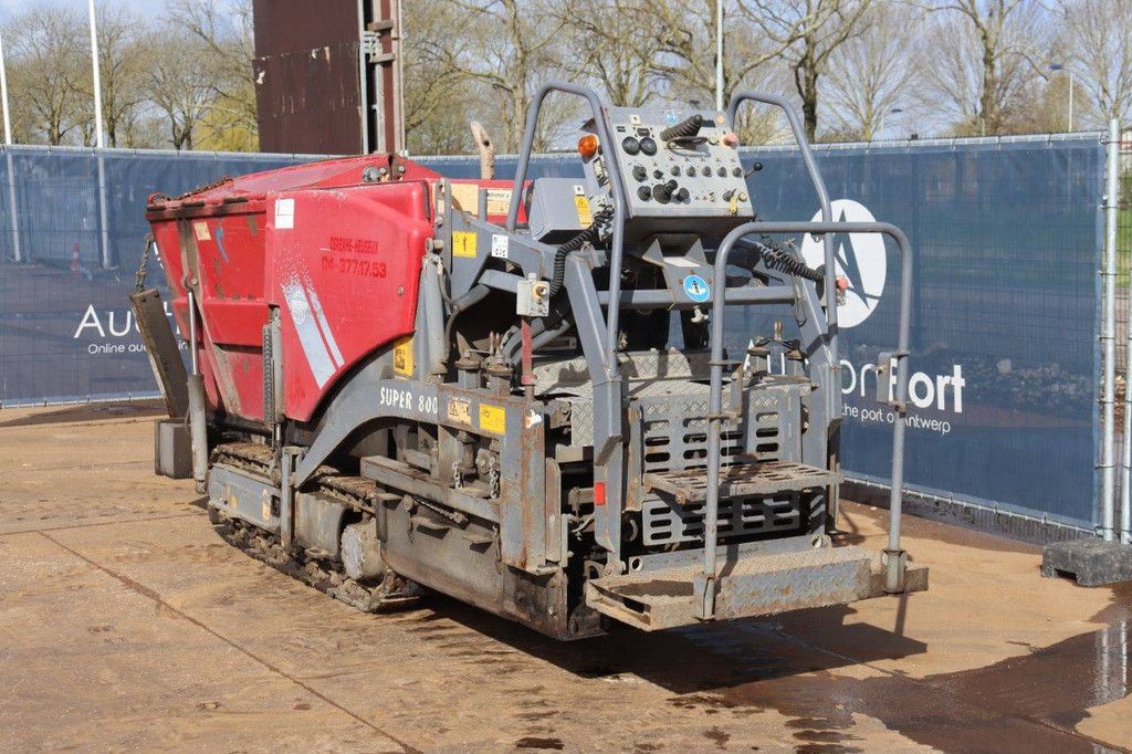 Vogele Super 800 Diesel Asphalt Spreader 45kW 2010