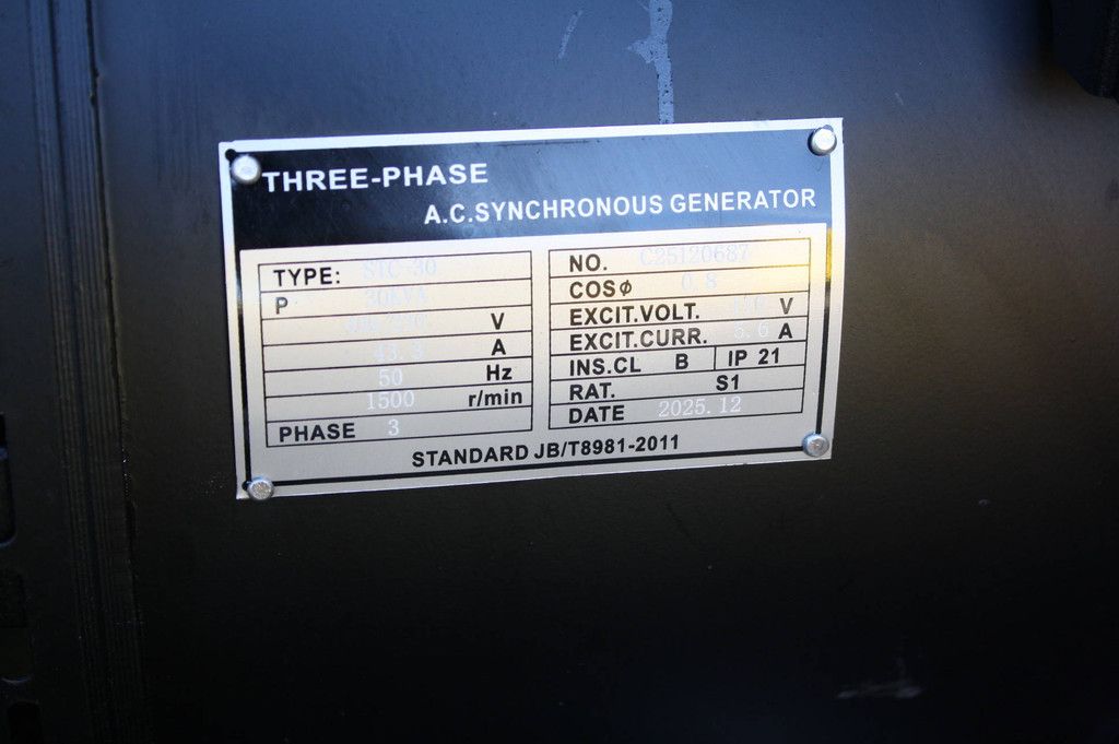 Generator Silent KK30-III-SSS Diesel 2025 30kVA New