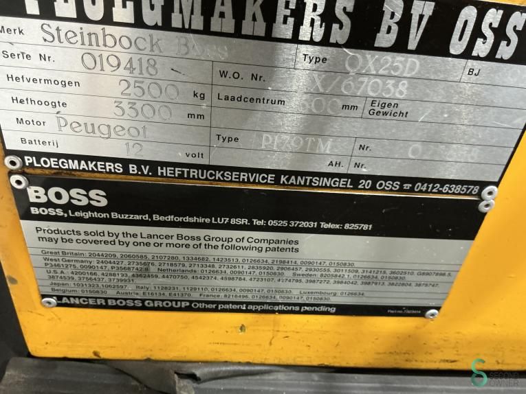 Forklifts Diesel Boss QX25 1995