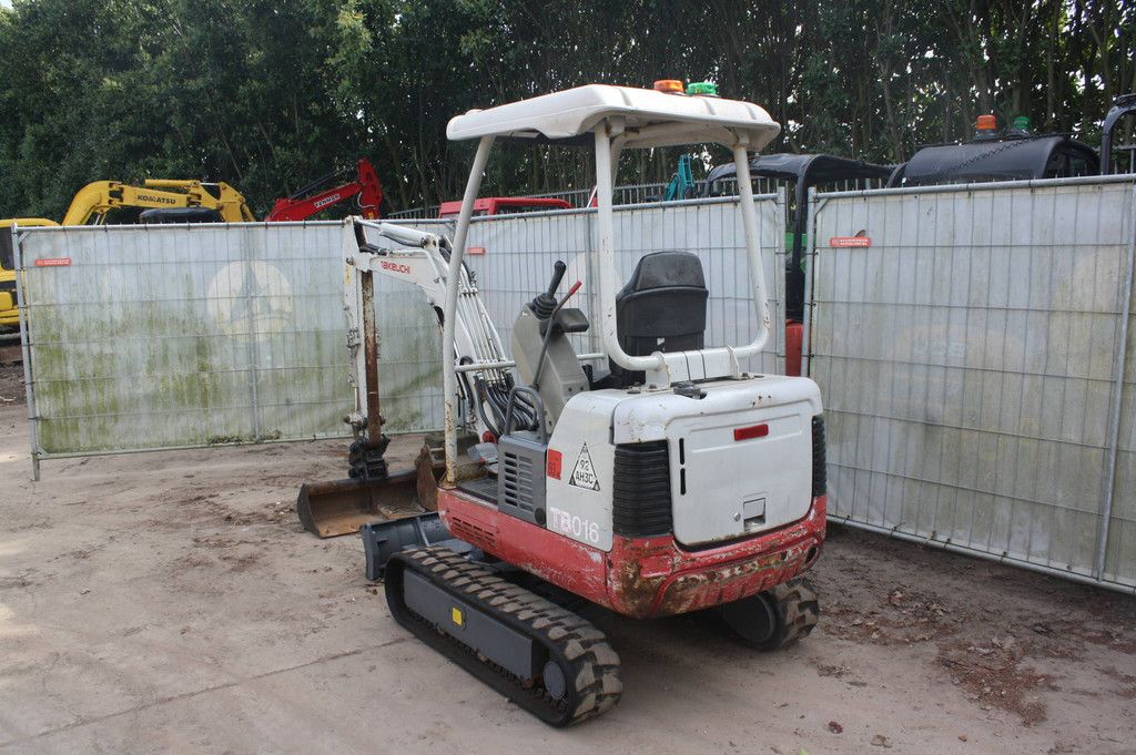 Mini excavator Takeuchi TB016 Diesel 2013