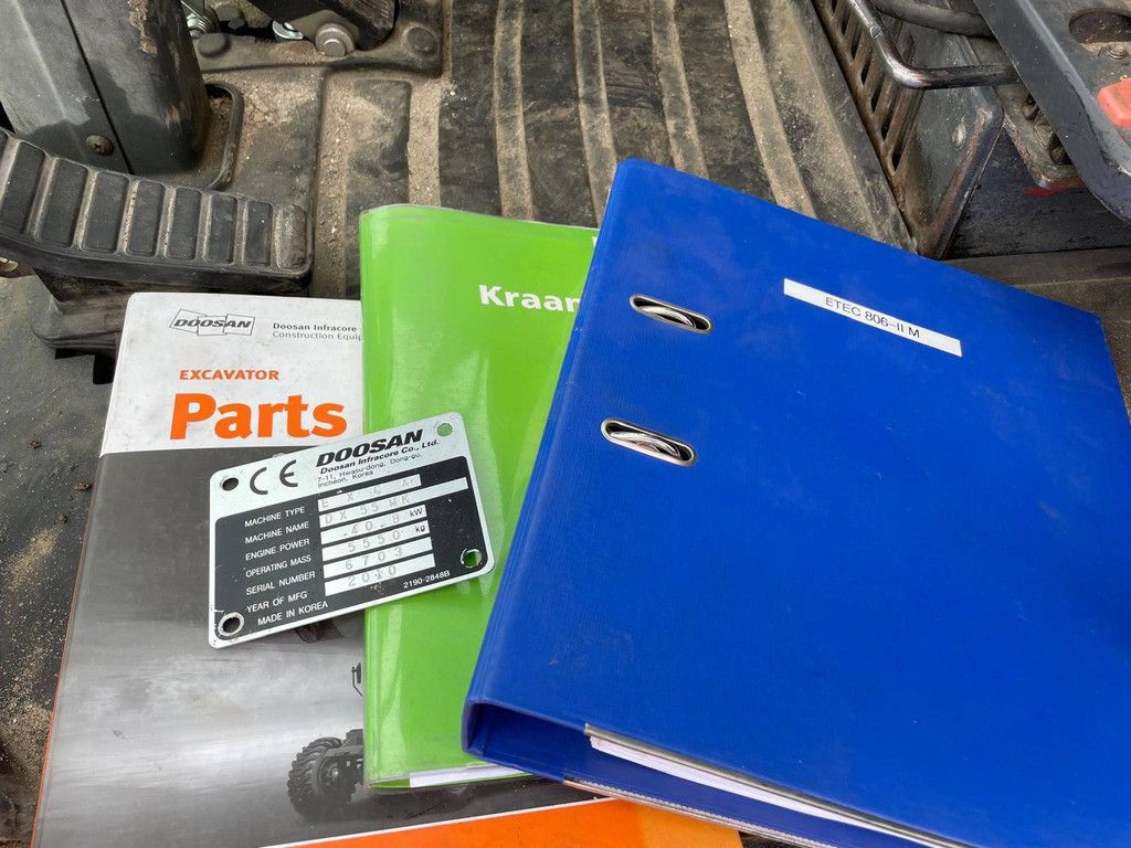 Doosan DX55 WD Diesel-Radbagger 2010