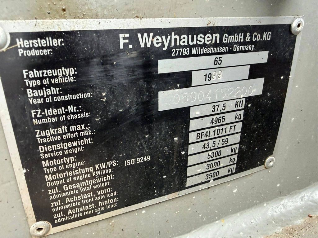 Atlas 65 Diesel-Radlader, Baujahr 1999