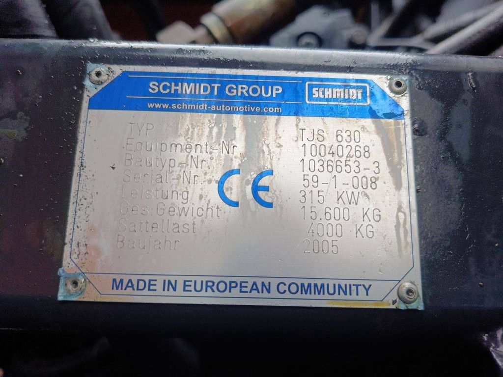 Runway snowplow Schmidt TSJ630 MAN Diesel 315kW 2008