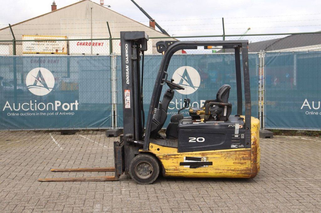 Doosan Daewoo B20T-5AC Electric Forklift 2000kg 4.7m 2006