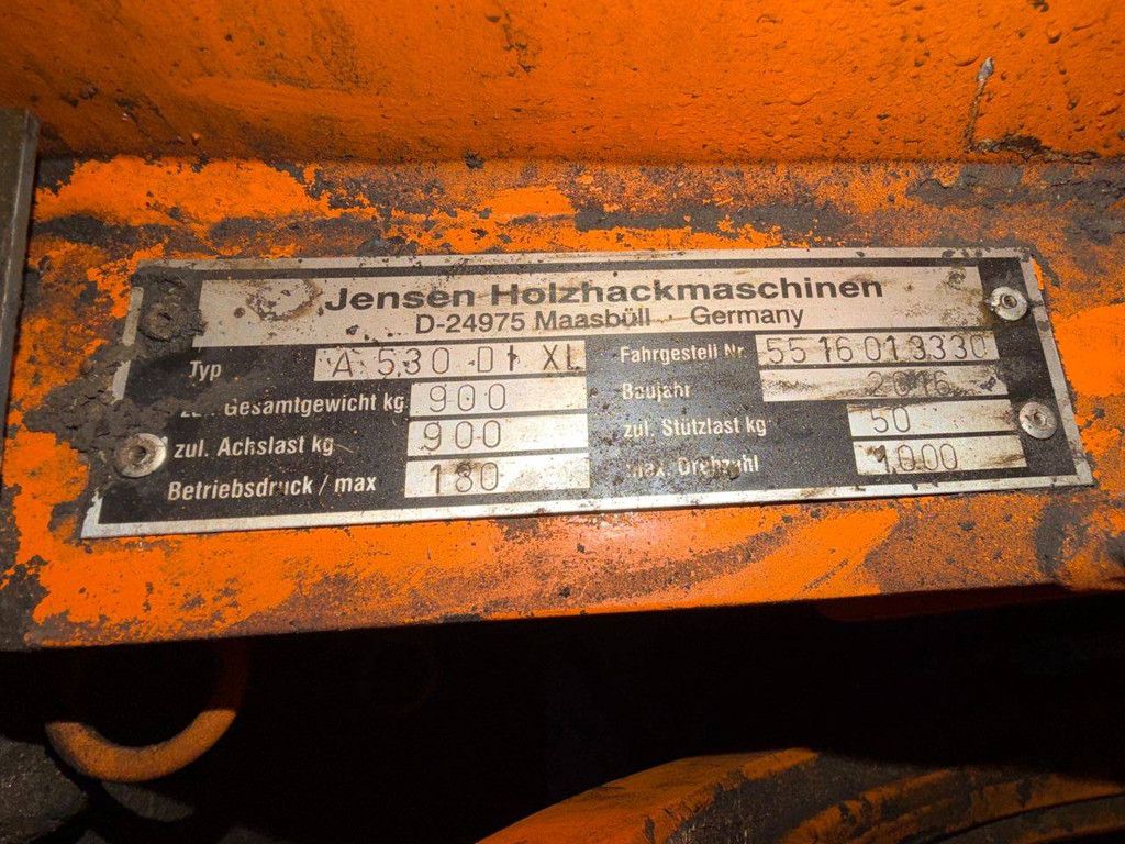 Holzhäcksler Jensen A530 DI XL Diesel 2016