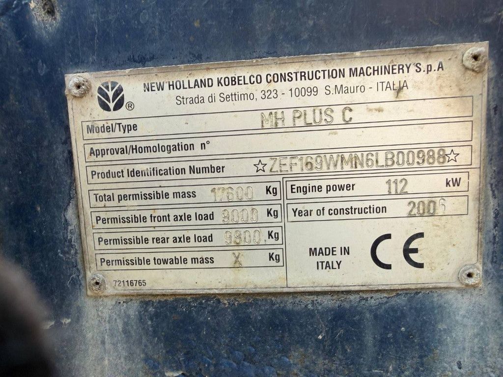 New Holland Kobelco MH PLUS C Diesel-Mobilbagger 2006