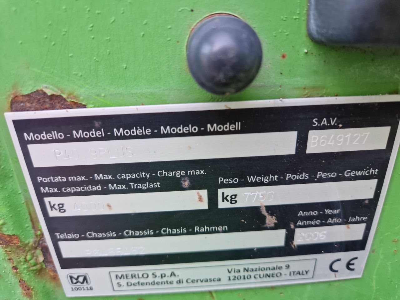 Verreiker merlo 40-9