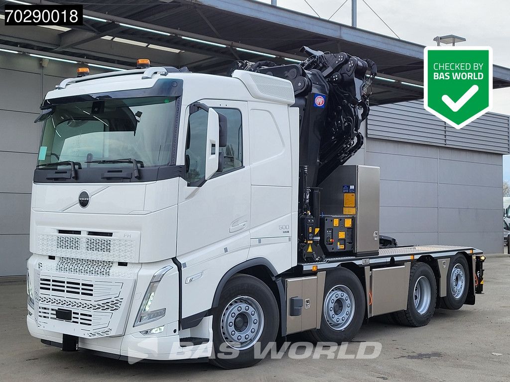 Volvo FH 500 8X2 NEW! HMF9520 K6 + JIB K6 Crane Kran + fifth wheel VEB+