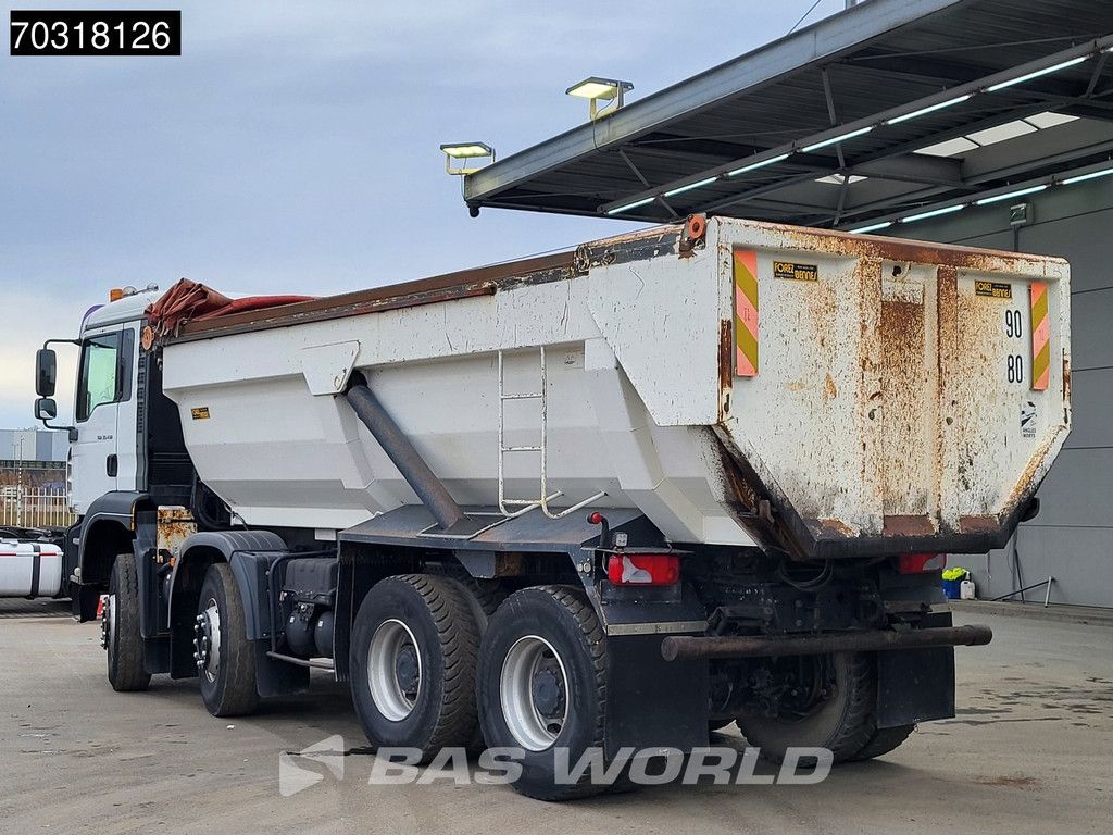 MAN TGA 35.430 8X4 19m3 tipper Full Steel suspension Big-Axle Manual Euro 3